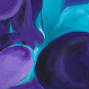 Celestial Canopy Abstract Painting 30" x 30"